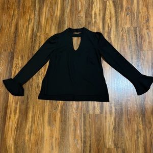 Flowy black blouse